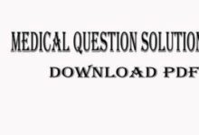 MBBS Medical Question Solution 2025