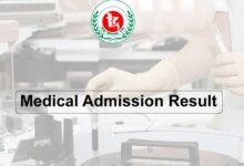 Medical Admission Result 2025