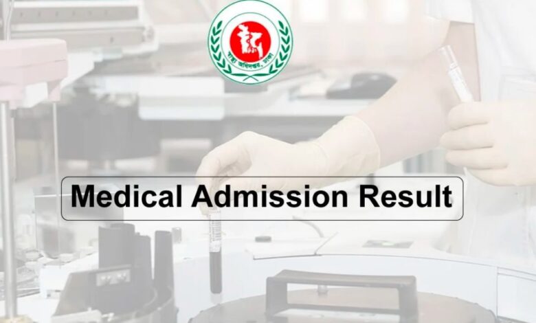 Medical Admission Result 2025