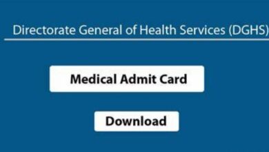 dgme.teletalk.com.bd Medical Admission Admit Card Download